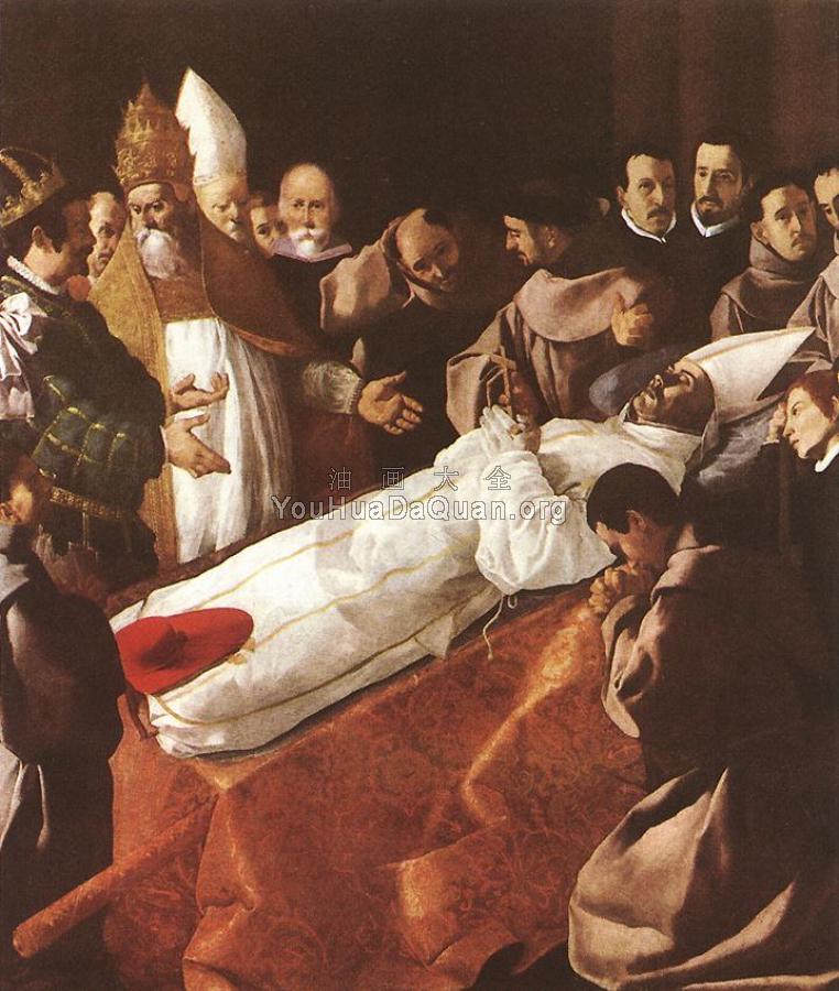 The Lying-in-State of St Bonaventura - 弗朗西斯科·德·苏巴朗